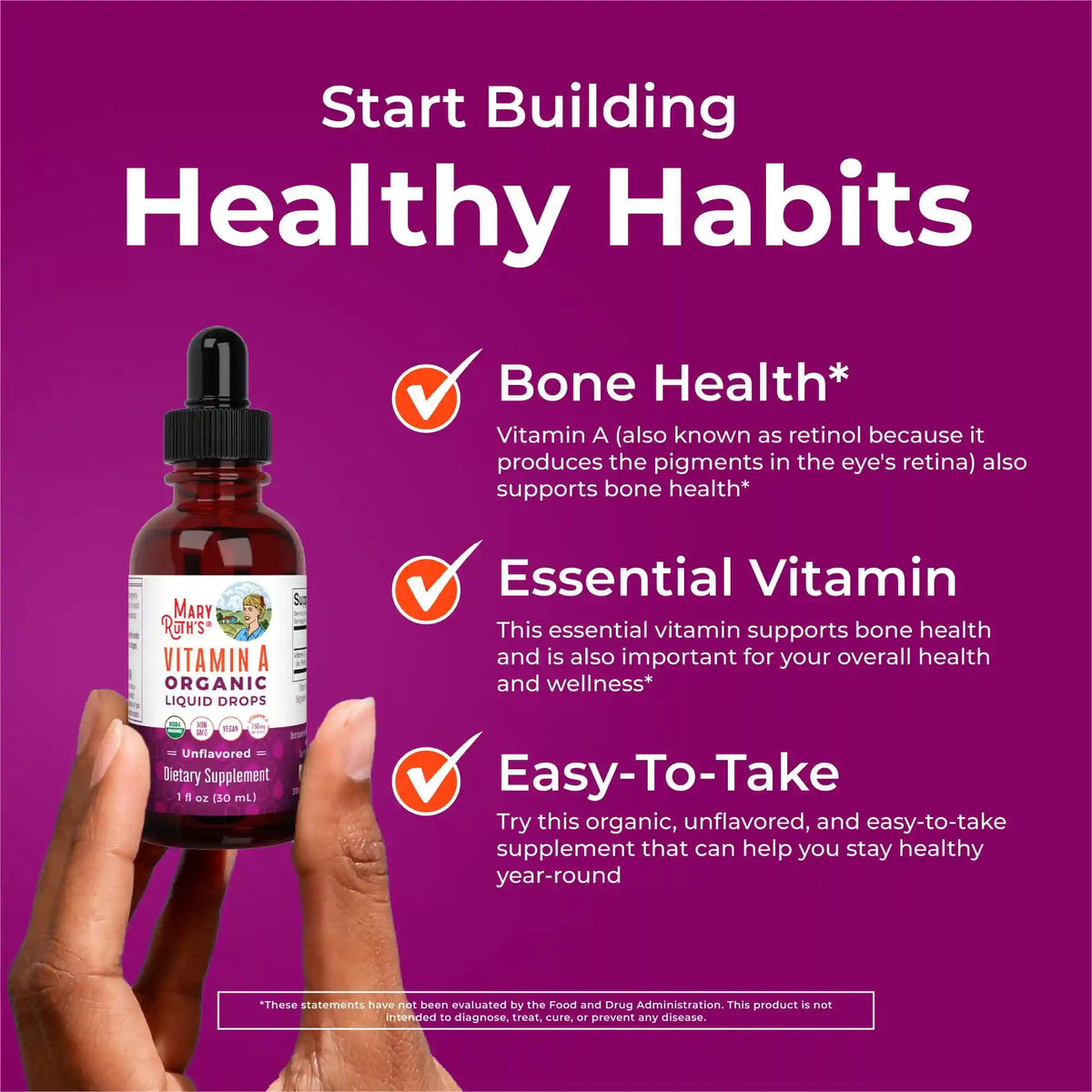 Vitamin A Organic Liquid Drops