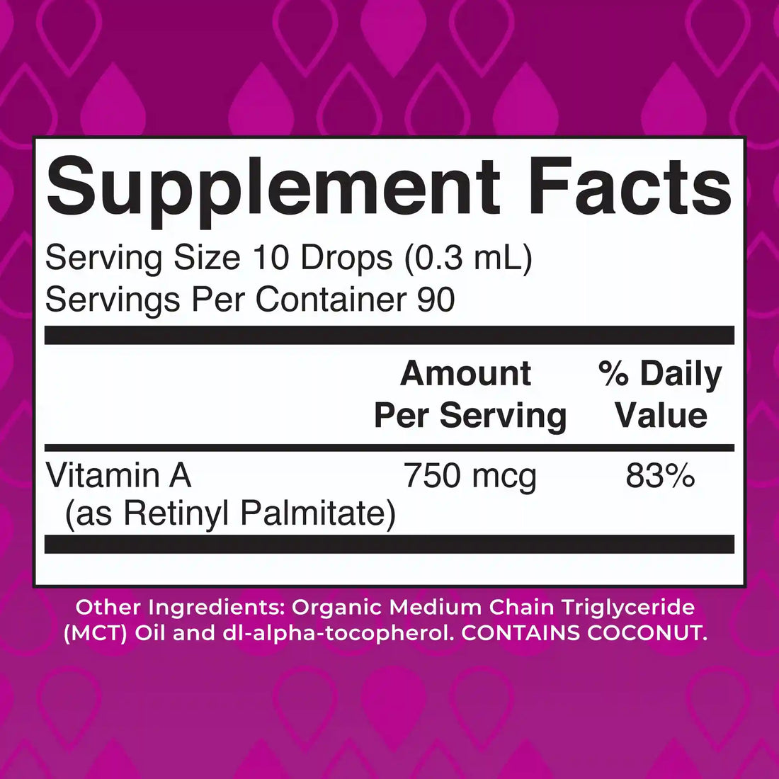 Vitamin A Organic Liquid Drops
