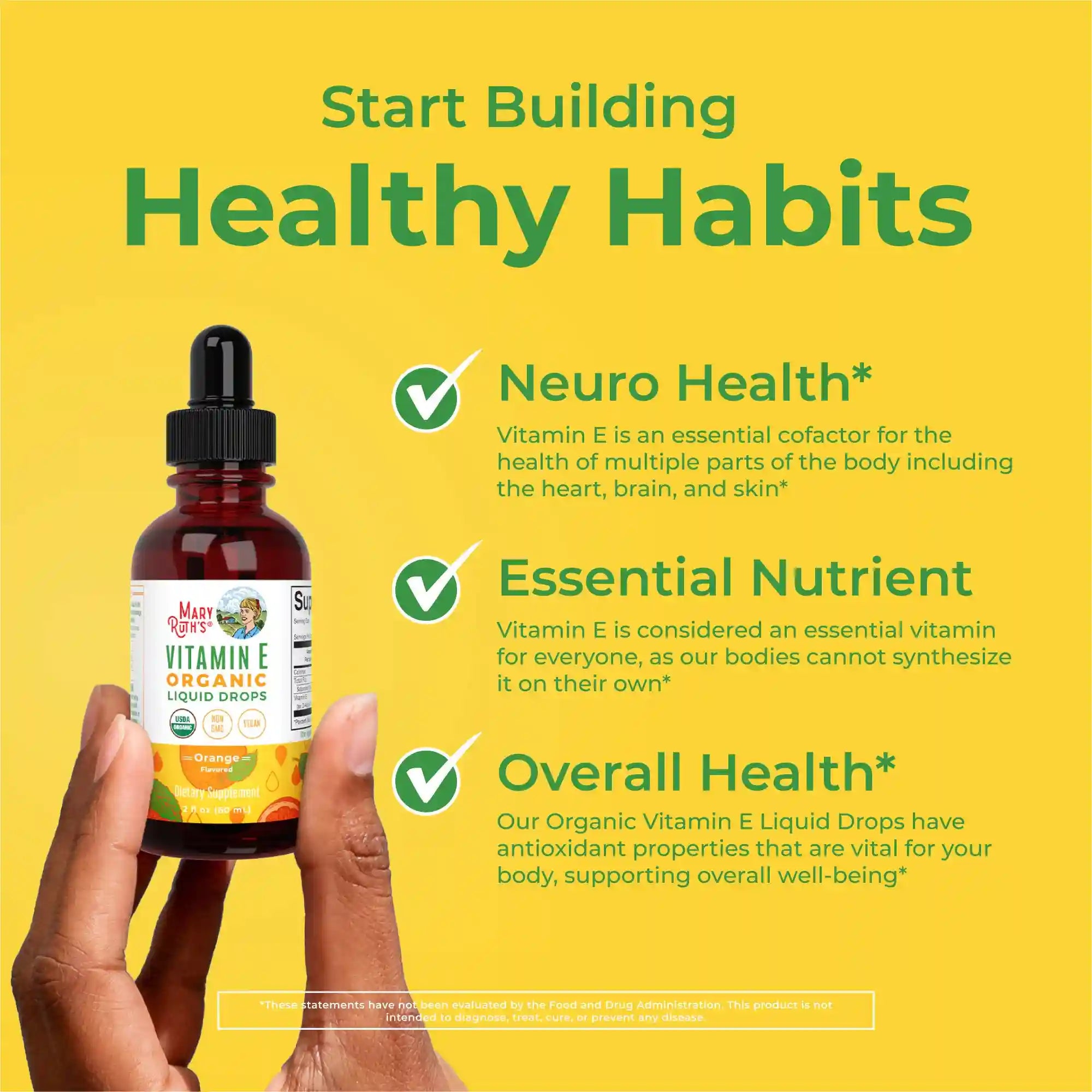 Vitamin E Organic Liquid Drops