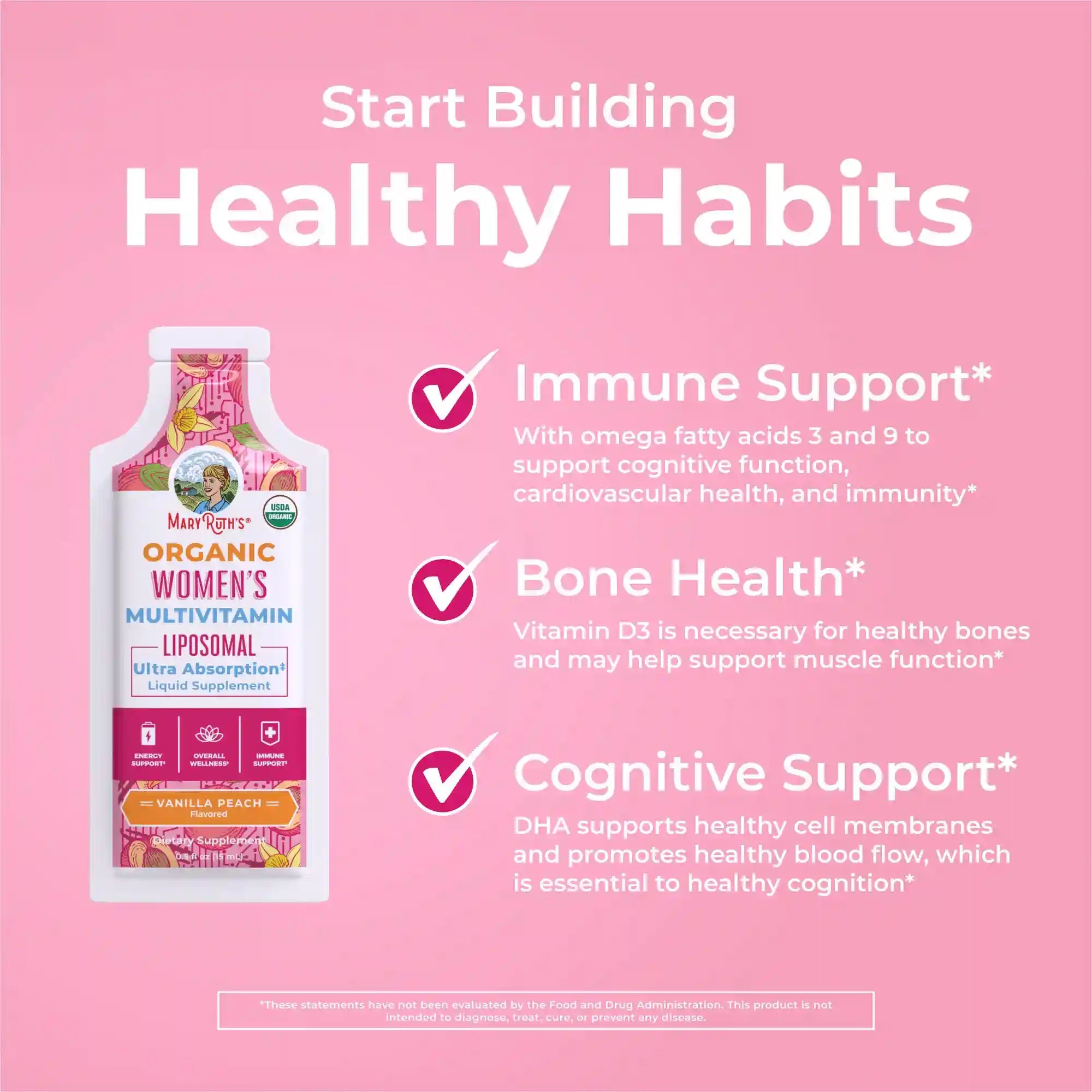 Women's Organic Multivitamin Liposomal Pouches
