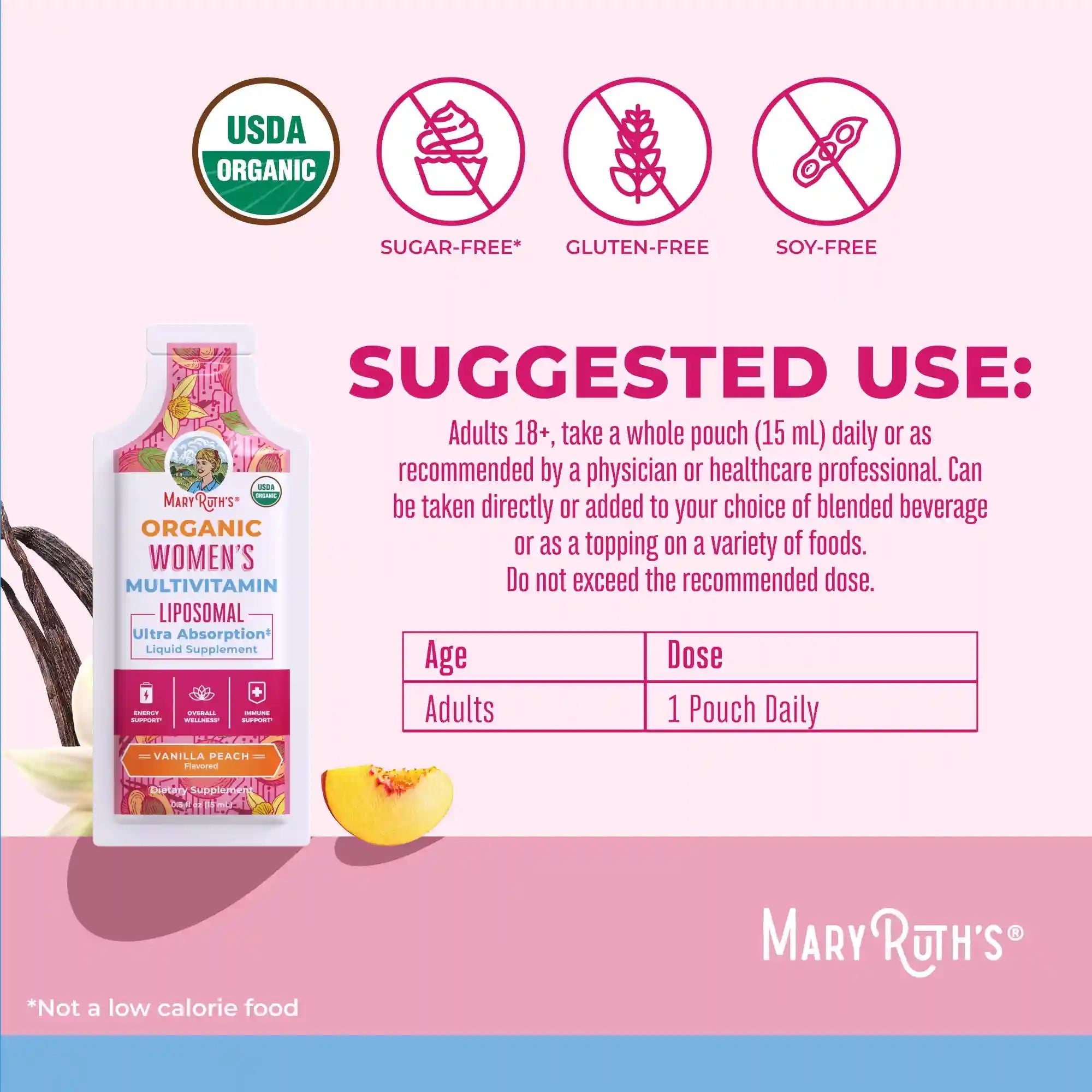 Women's Organic Multivitamin Liposomal Pouches